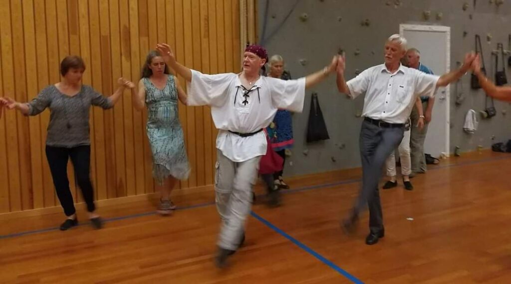 Lee Otterholt dancing in Norway